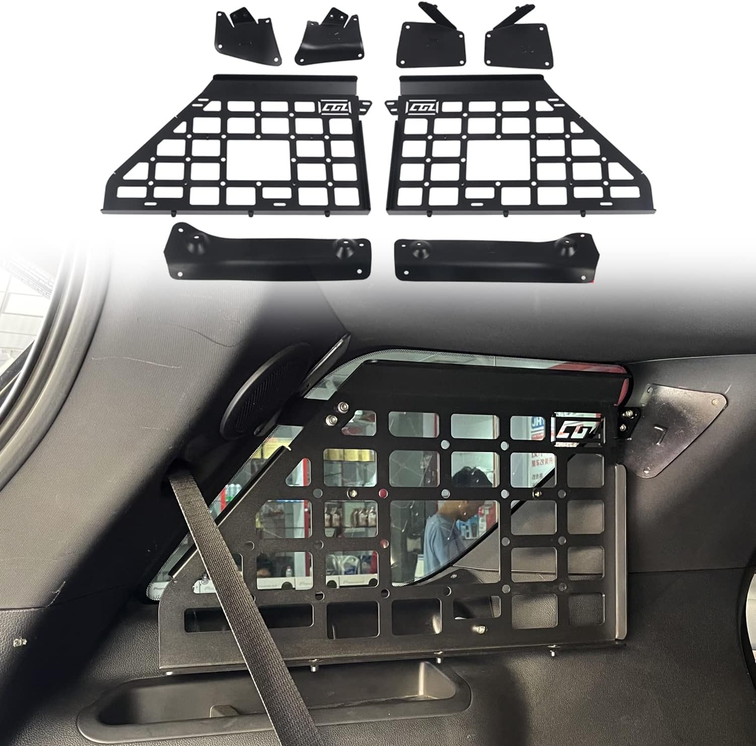 HIGH FLYING 2011-2019 para Ford Explorer Sistema de panel de almacenamiento modular Estante de maletero Interior de almacenamiento de equipaje,