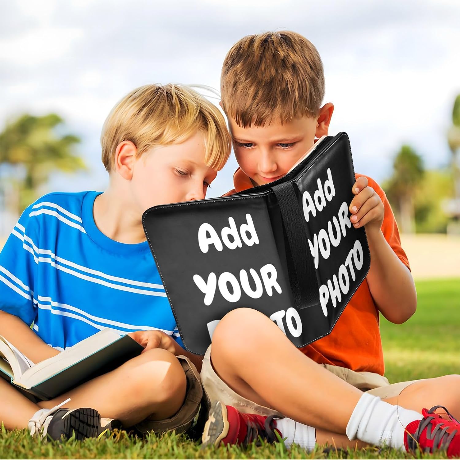 Carpeta personalizada para tarjetas de intercambio de fotos, soporte para libros, estuche con mangas, regalos para niños y niñas