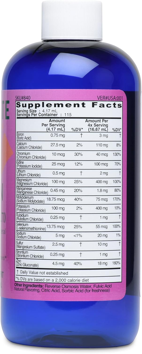 Good State Ionic Woman  Multimineral iónico líquido para mujer  Vegano  Suplemento dietético  15 minerales diferentes (8 onzas)