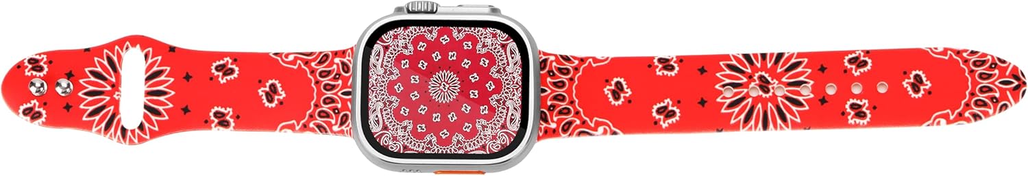 Correas deportivas tipo bandana compatibles con Apple Watch de 1.496 pulgadas, 1.575 pulgadas, 1.614 pulgadas, 1.654 pulgadas, 1.732 pulgadas, 1.772