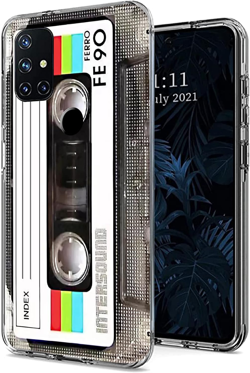 Compatible con OnePlus Nord N10 5G, genial funda vintage de los años 80 y 90, mixtape retro para niñas y mujeres, bonita funda de TPU suave a prueba