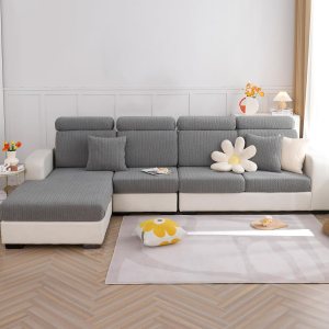 cjc Funda universal para sofá 2023, resistente al desgaste, de alta elasticidad, fundas de sofá antideslizantes en forma de L, protector de sofá cjc Funda universal para sofá 2023, resistente al desgaste, de alta elasticidad, fundas de sofá antideslizantes en forma de L, protector de sofá