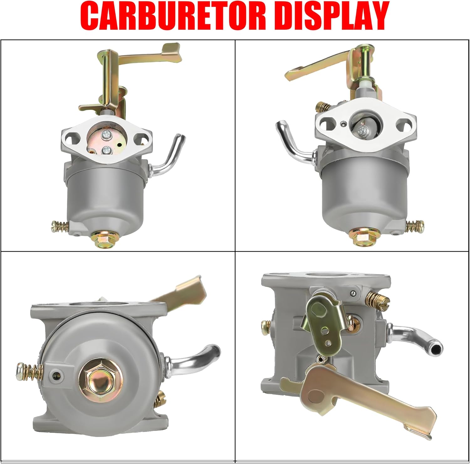 GREHUA Kit de carburador mejorado para CT100U Trail CC100X Predator 79cc 98cc 3.0Hp Coleman RB100 CK100-S SK100 Massimo MB100 Mini Bike Realtree