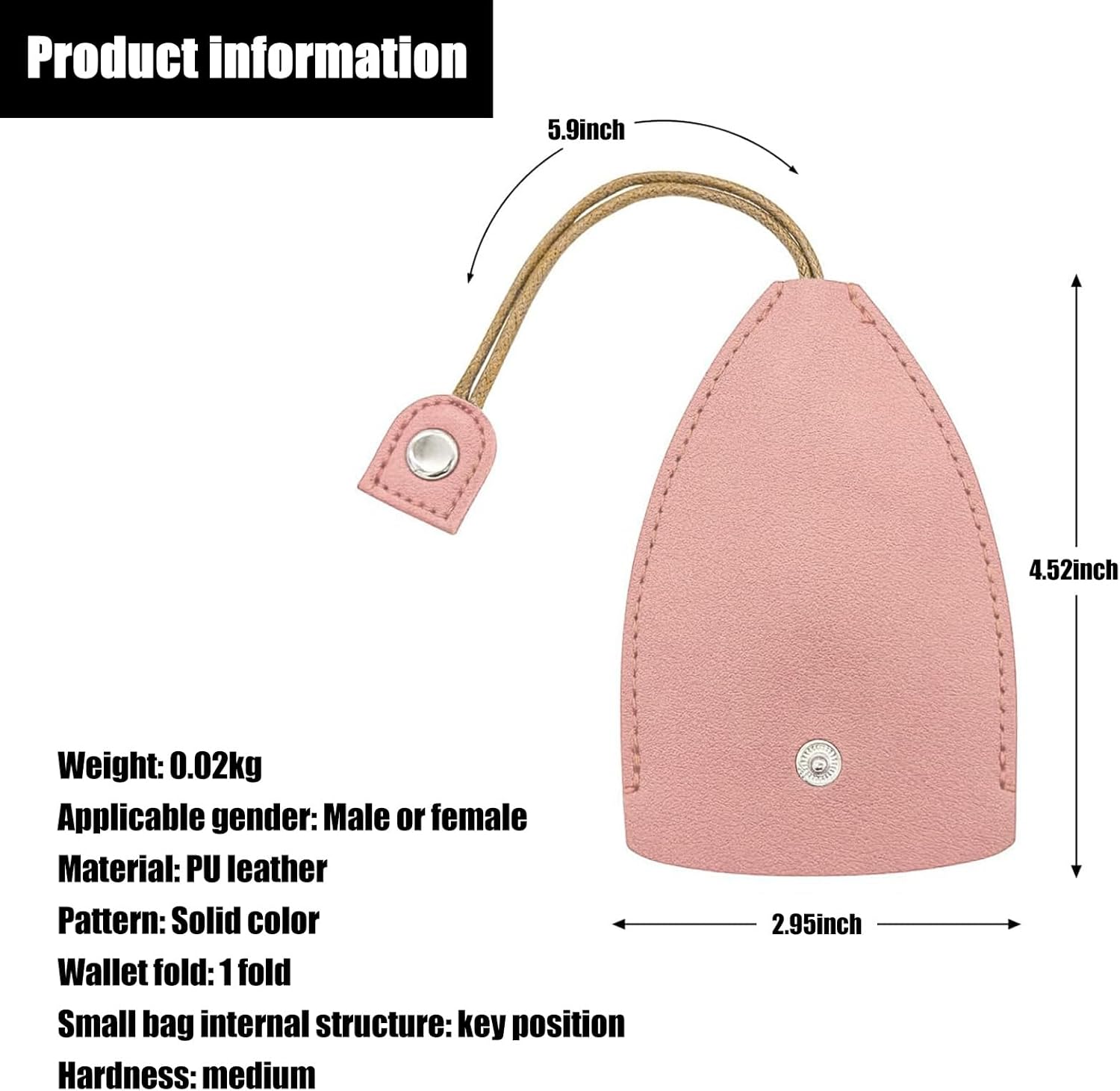 Funda protectora para llave de automóvil, de piel sintética, bolsa de almacenamiento extraíble con control remoto, adecuada para la mayoría de