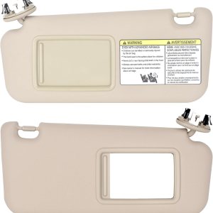 Parasol para el lado izquierdo del conductor y del pasajero derecho para Toyota RAV4 2006-2013, reemplaza # 74320-42501-B2, Parasol para el lado izquierdo del conductor y del pasajero derecho para Toyota RAV4 2006-2013, reemplaza # 74320-42501-B2,