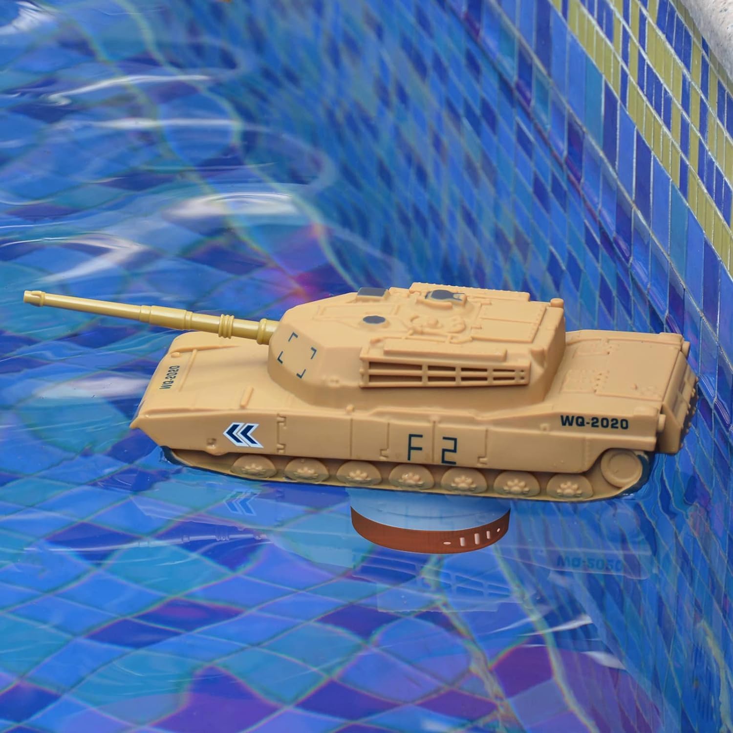 XY-WQ Flotador de cloro, dispensador de cloro flotante para piscina (tanque), se adapta a tabletas de 1 y 3 pulgadas para piscinas grandes y