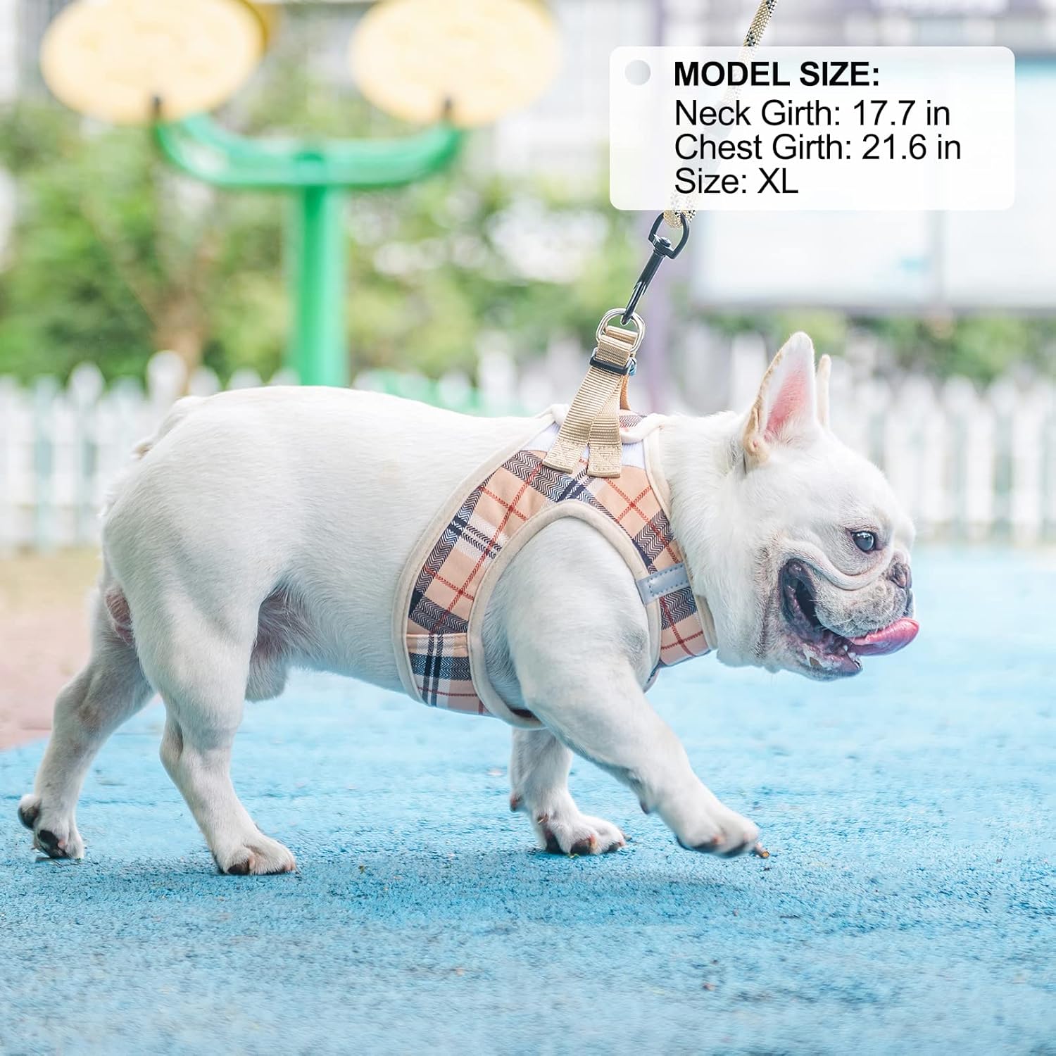 BEAUTYZOO Juego de arnés y correa para perro pequeño, sin estrangulamiento, sin tirones, de malla suave reflectante para cachorros y gatos