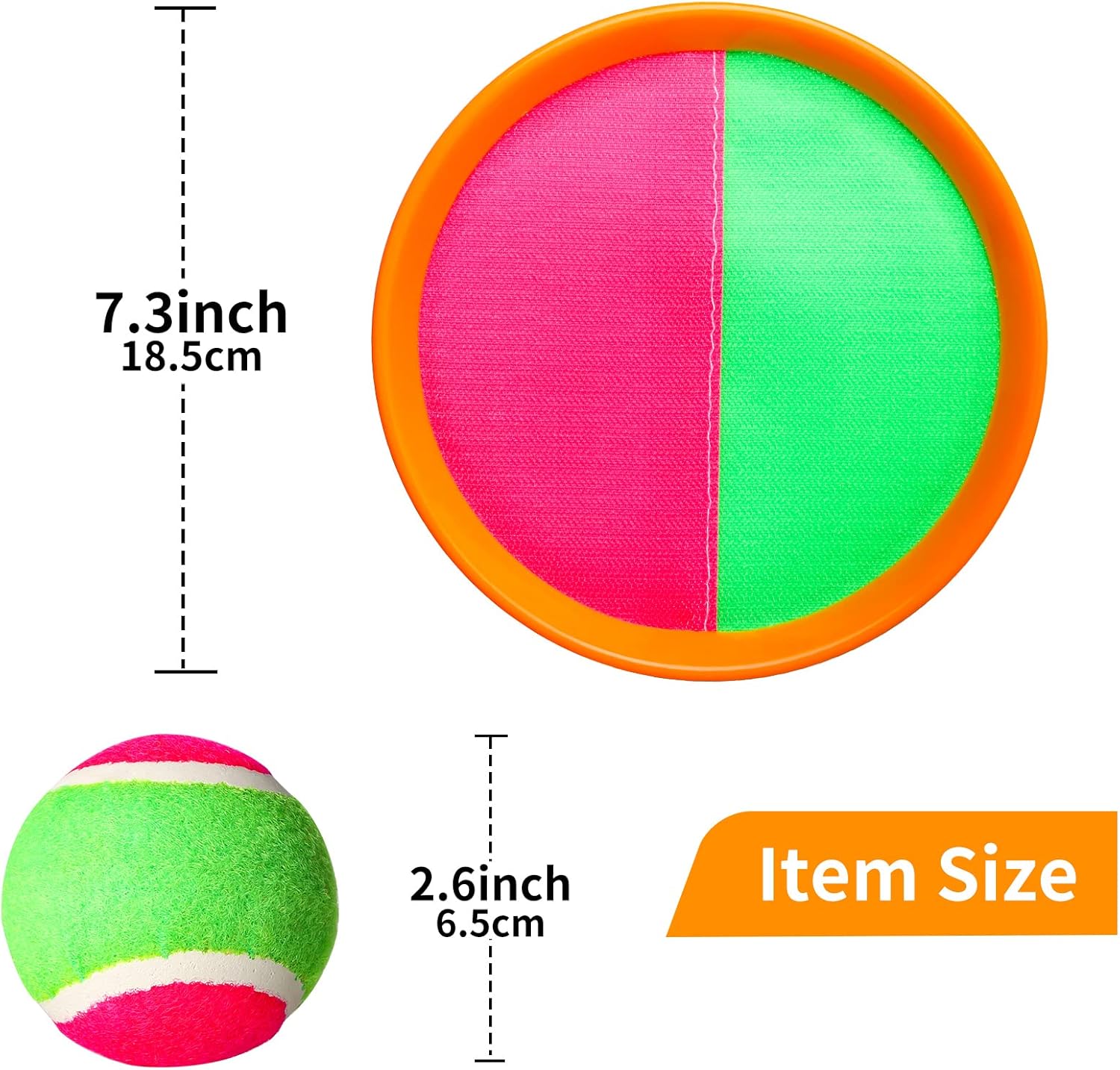 Toss and Catch Game Ball Set,Ball Catch Set, Outdoor Games Beach Games for Kids – Kids Toys Pool Toys Beach Toys Summer Toys for Kids Ages 4-8,