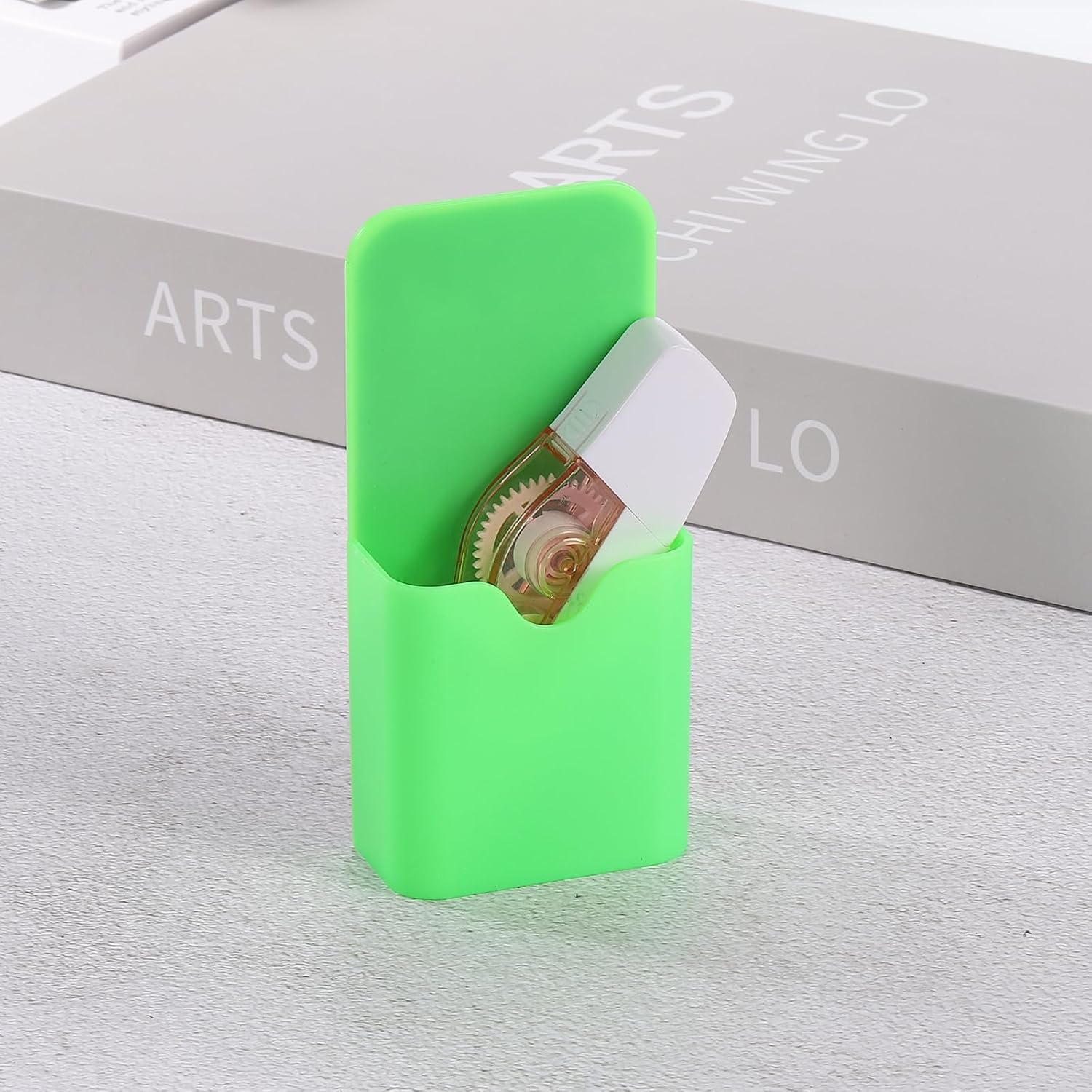 PATIKIL Soporte magnético para bolígrafo para refrigerador, paquete de 6 marcadores de borrado en seco de 4.724 x 2.244 in, organizador de tazas