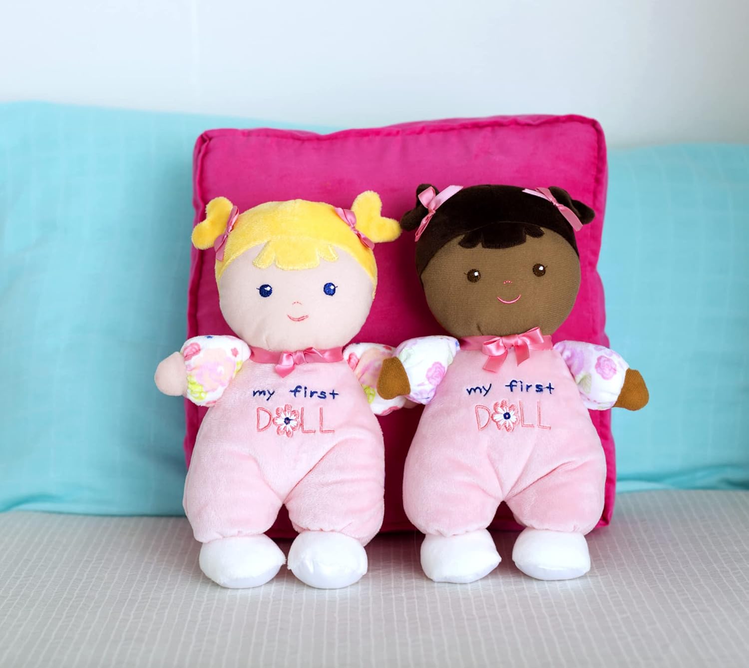Baby Starters Peluche Snuggle Buddy My First Baby Doll, Blonde Hope, 10 pulgadas