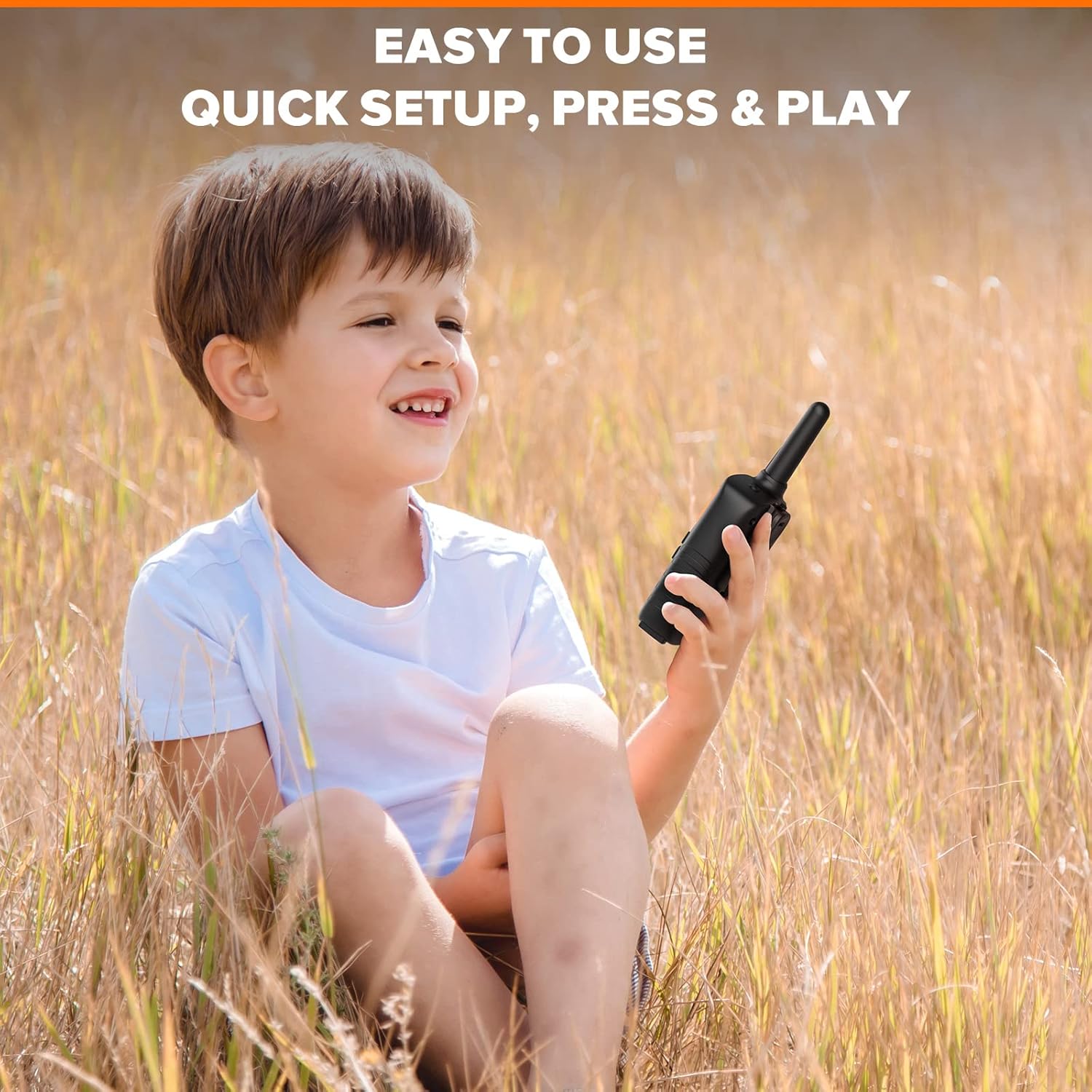 Walkie Talkies para adultos de largo alcance-Wishouse Radios de mano de 2 vías recargables, accesorios de senderismo, equipo de campamento regalo