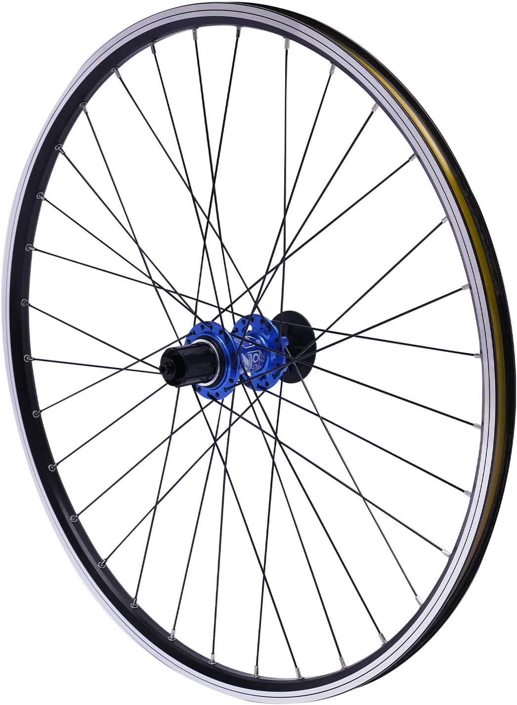 MTB – Juego de ruedas para bicicleta de 27.5 pulgadas, cubo de aleación de aluminio QR de 5 colores, llanta de frenos de disco de doble orificio de