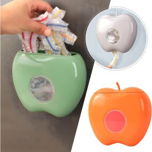 Amposei Caja de almacenamiento de plástico, bolsa de almacenamiento de frescos, organizador de cocina, montado en la pared, gran capacidad, sin Amposei Caja de almacenamiento de plástico, bolsa de almacenamiento de frescos, organizador de cocina, montado en la pared, gran capacidad, sin