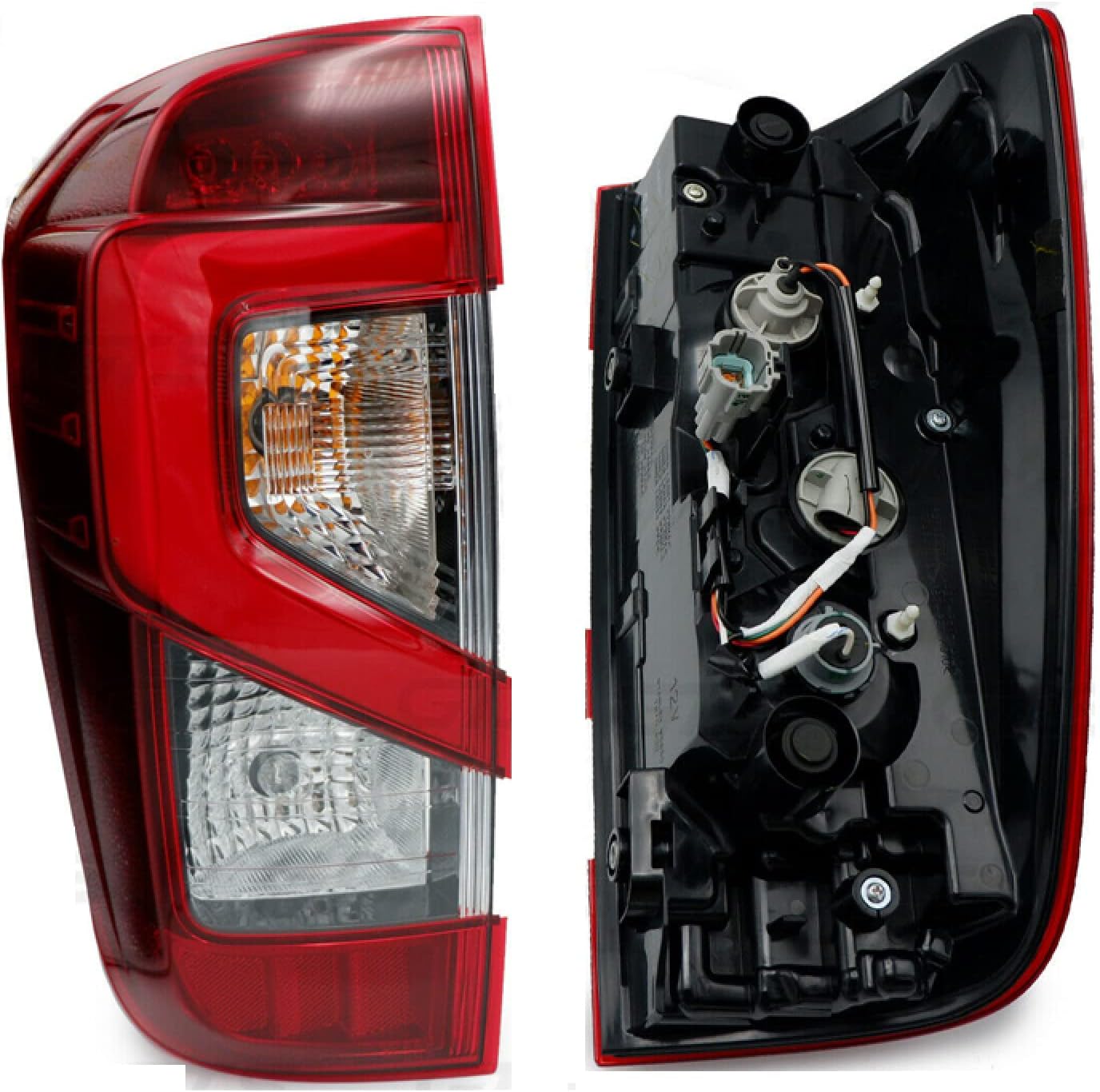 WOZIES 26555-6KG0A, 26550-6KG0A carcasa roja impermeable luz trasera de coche para Navara Np300 D23 2015-2021
