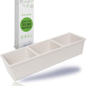 Organizador moderno de bolsitas de té, organizador de té pequeño de bambú ecológico para bolsas de té, organizador de caja de té para almacenamiento Organizador moderno de bolsitas de té, organizador de té pequeño de bambú ecológico para bolsas de té, organizador de caja de té para almacenamiento