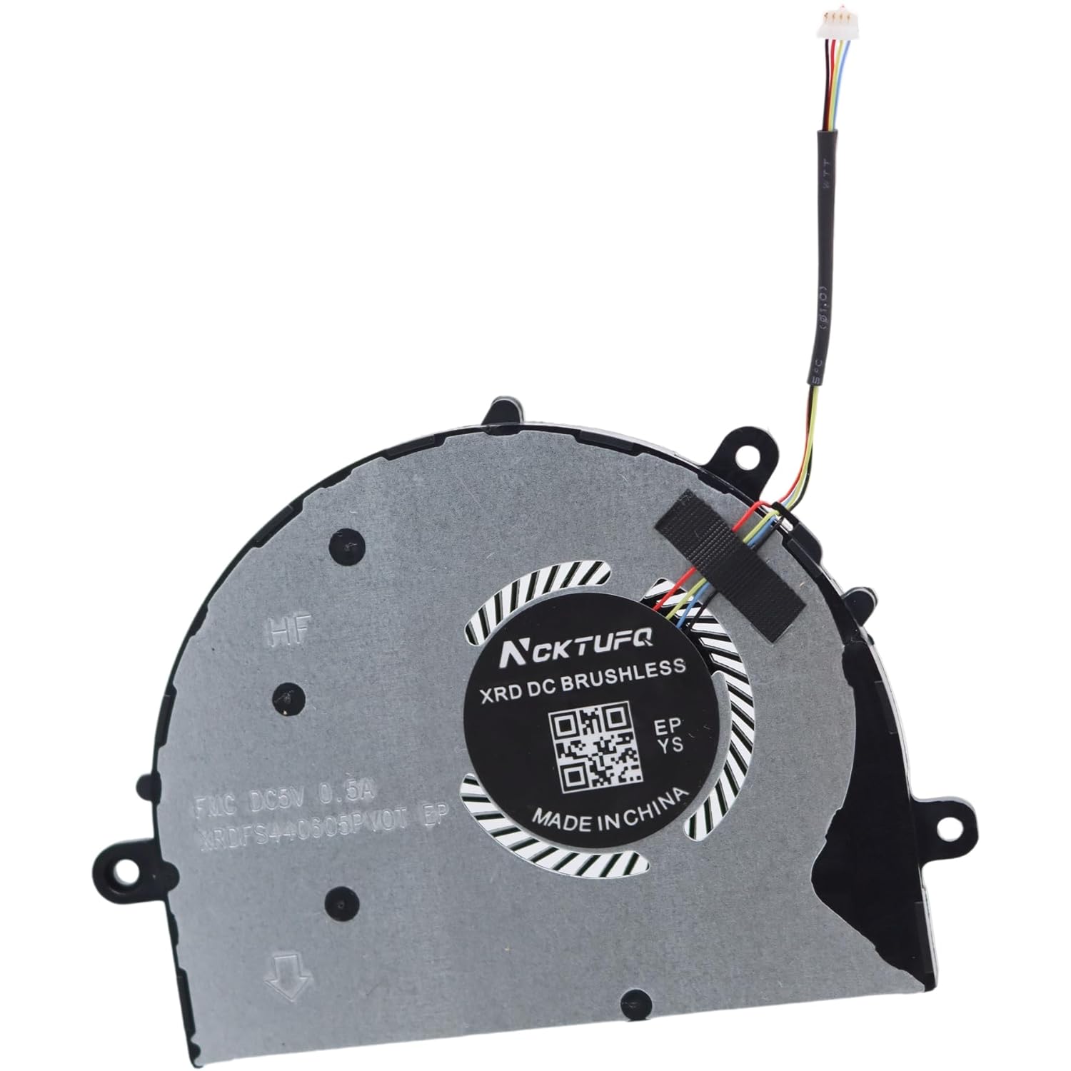 Deal4GO 5V Ventilador de refrigeración de CPU 5F10Q12179 DFS440605PV0T FK3V Reemplazo para Lenovo Yoga 720-12 720-12IKB Yoga 320