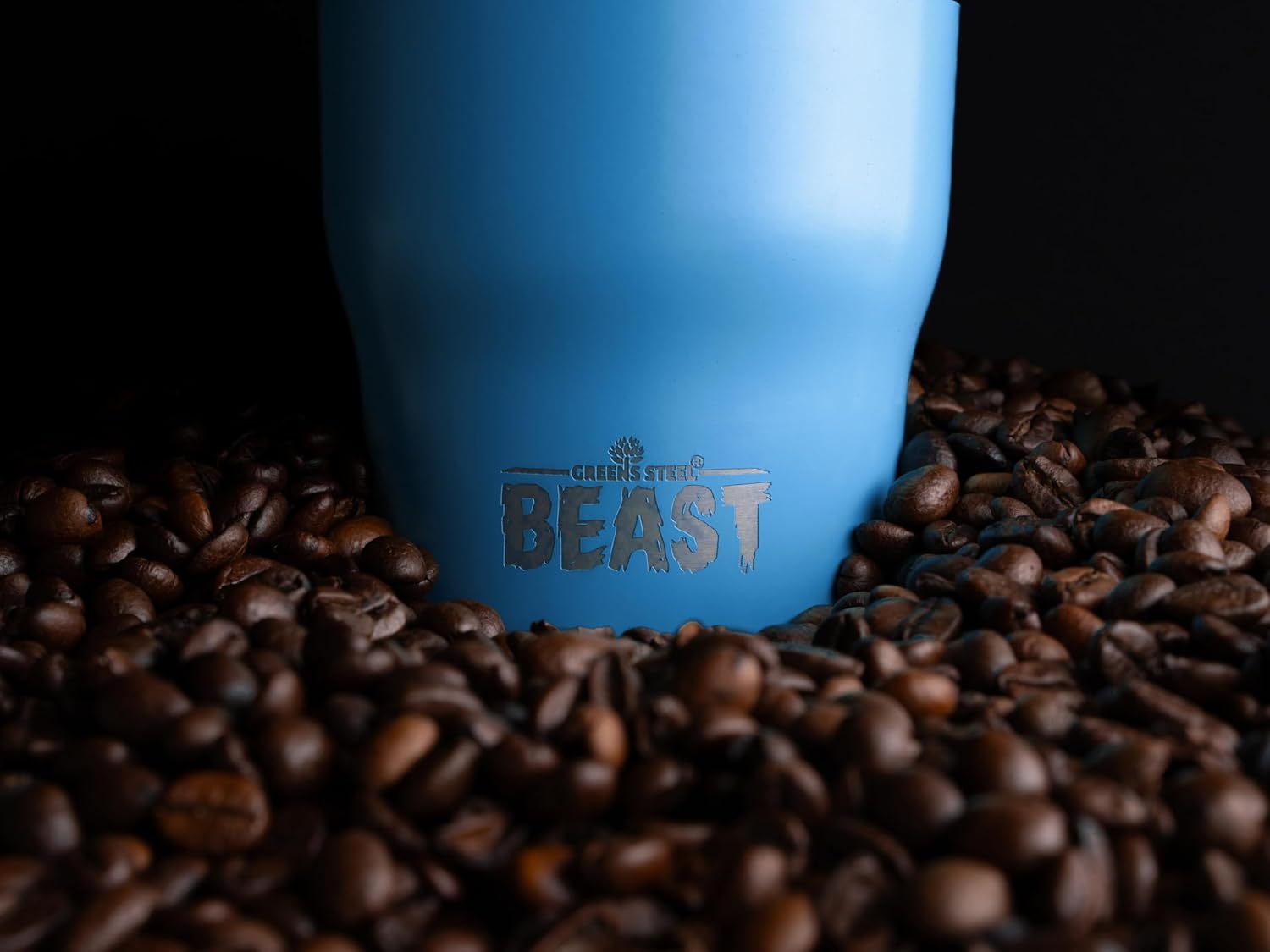 Beast – Vaso de acero inoxidable con aislamiento al vacío para café, taza de hielo, termo de viaje de doble pared (cielo tormentoso)