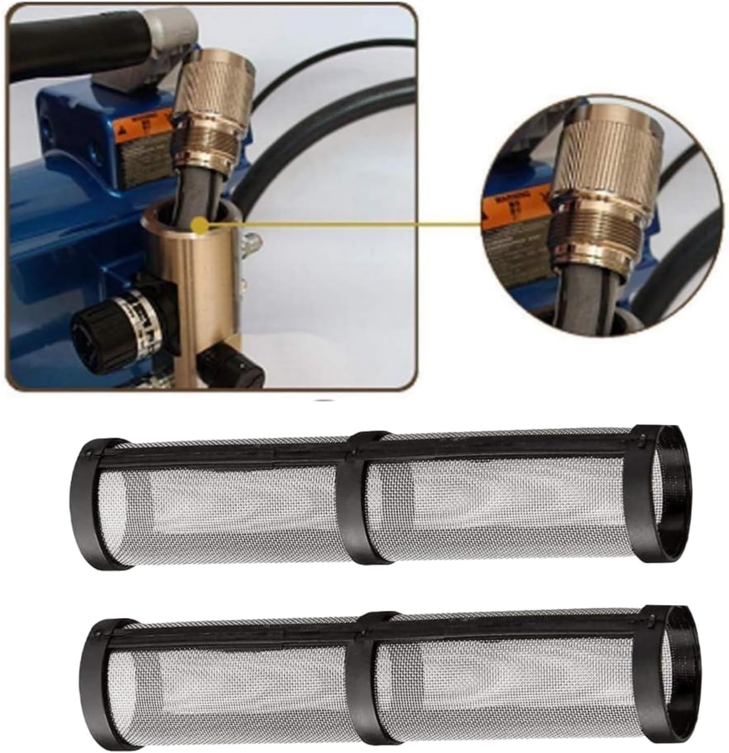 ZLIANGQ 246385 y 246384 Kit de tamiz de repuesto para pistolas de pintura sin aire Graco 395 495