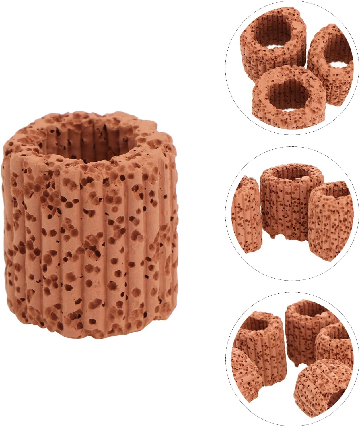 TEHAUX Soporte para plantas de acuario, soporte para plantas de acuario, anillo de gravedad, pesos de plantas de acuario, decoración botánica,