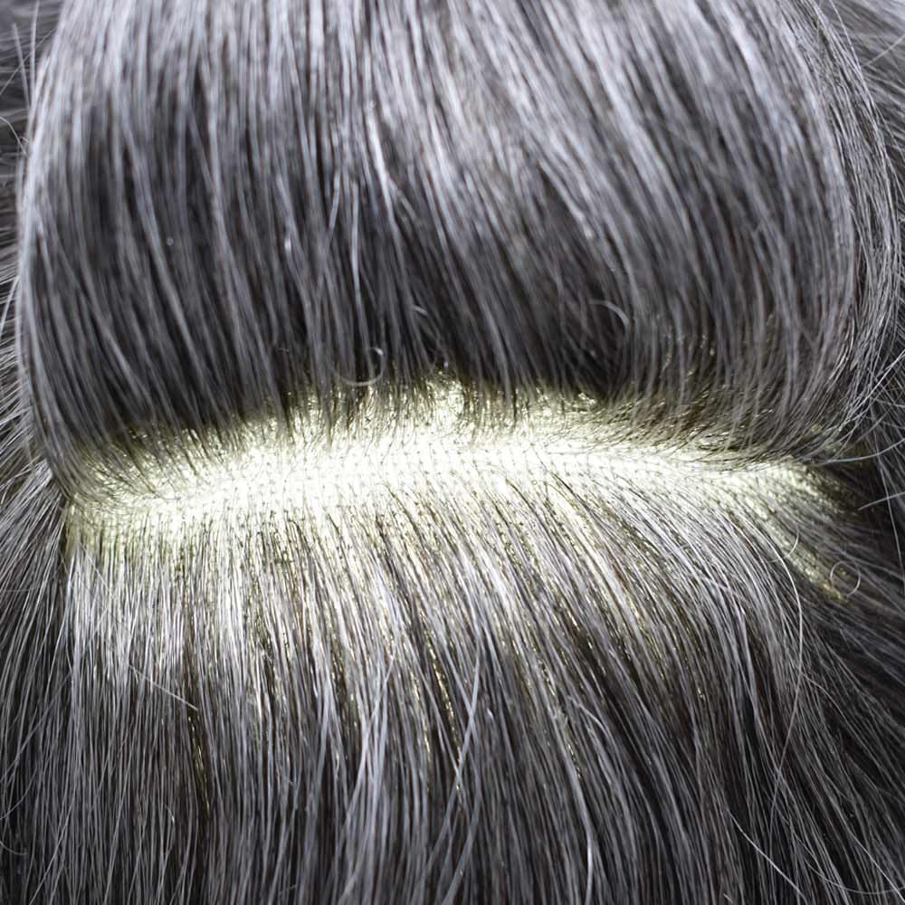 Monofilamento Toupee para hombres, piezas de cabello humano real, duradero, fino, mono para hombre, sistema de cabello para hombres, sistema de