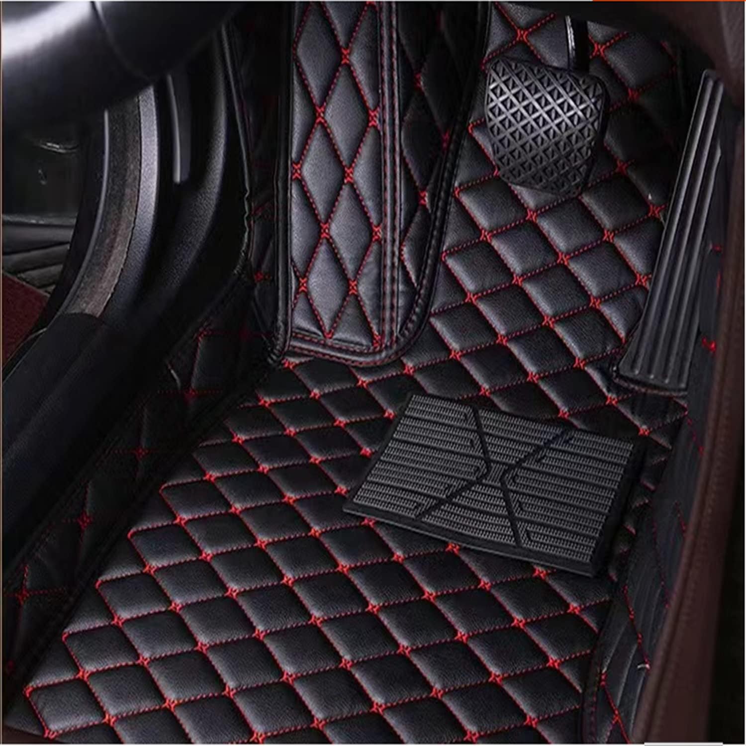 Tapetes de cuero personalizados para todo tipo de clima, antideslizantes, compatibles con el 95% de los sedán, SUV, camionetas, Coupé, convertibles,