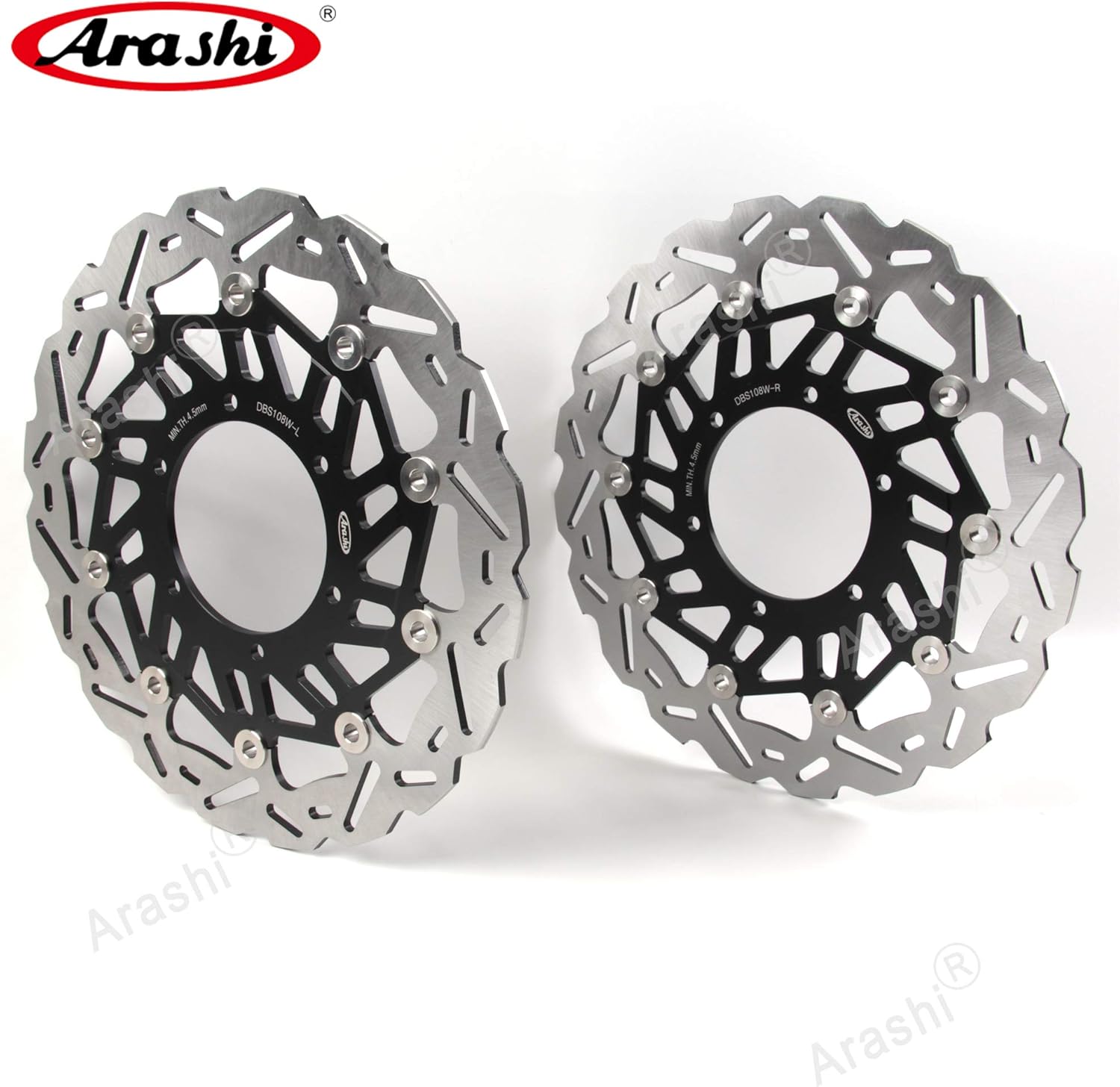 Arashi Rotores de disco de freno delantero para Suzuki GSXR 1000 GSXR1000R 2017 2018 2019 ABS 2017-2021 Accesorios de repuesto de motocicleta GSX-R
