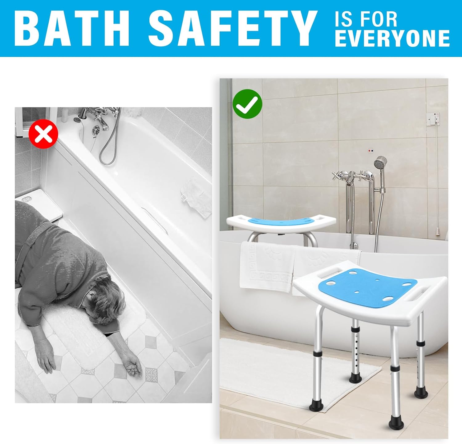 Asiento de ducha para ducha interior antideslizante para bañera para espacio pequeño, sin herramientas, asiento de ducha antideslizante para