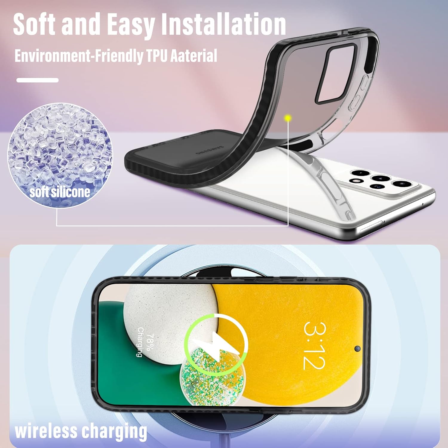 Toycamp Funda para Samsung A52 (también para Samsung A52s caso), bonito diseño de girasol divertido para mujeres y niñas para Galaxy A52 5G, bonita