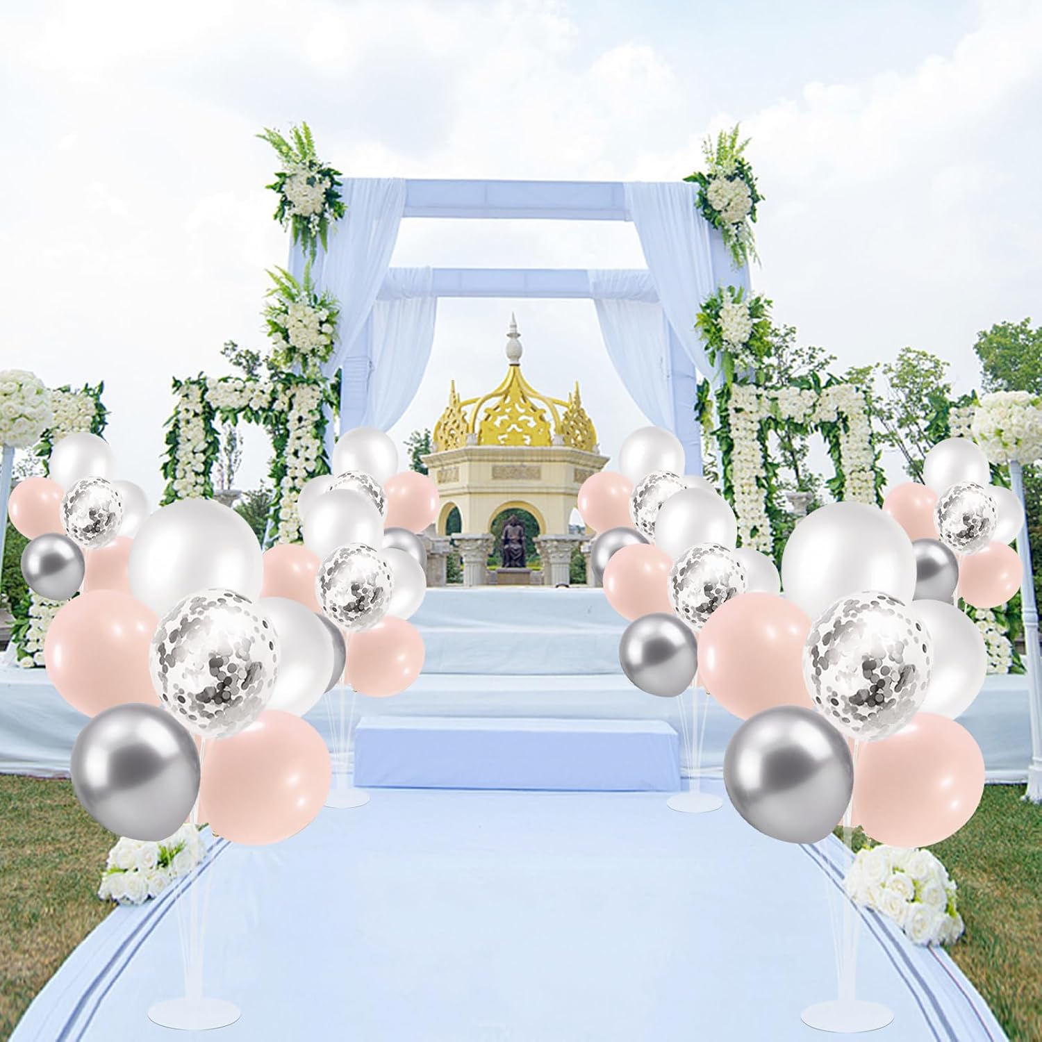 Soporte de globos, decoración de mesa para fiesta de baby shower, boda, compromiso, despedida de soltera, aniversario, día de la madre, cumpleaños