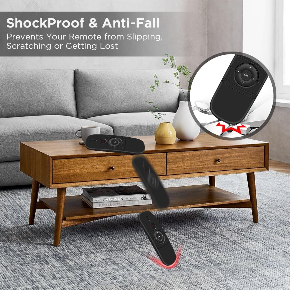 Funda para WeChip W1 Remote, Cubierta de silicona para WeChip W1 Control remoto Soporte de piel Protector Universal Reemplazo de goma Funda trasera
