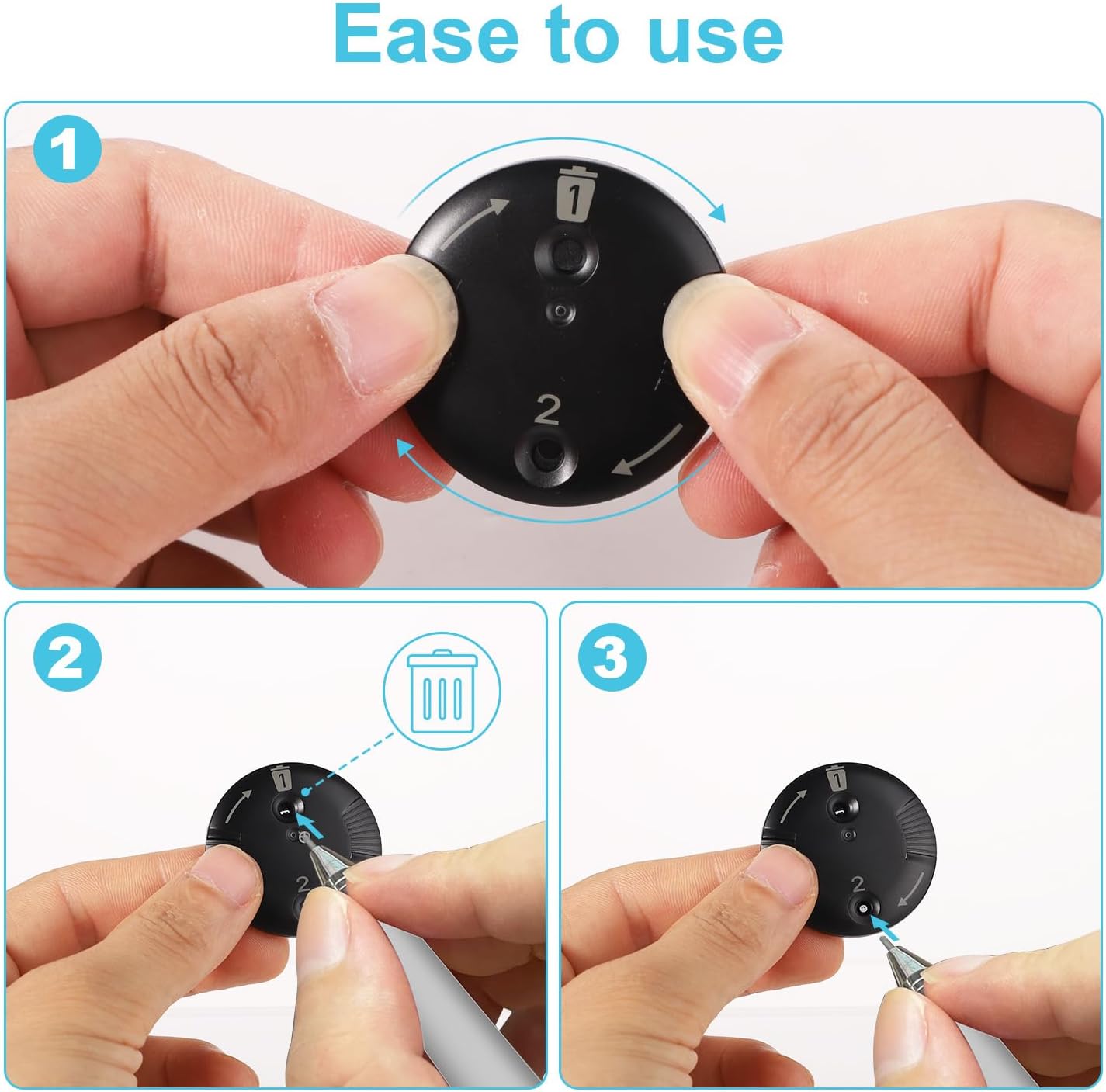Filtros de audífonos para Phonak Cerushield, protectores de cera de disco portátiles, filtros de audífonos negros, protector de cera compatible con