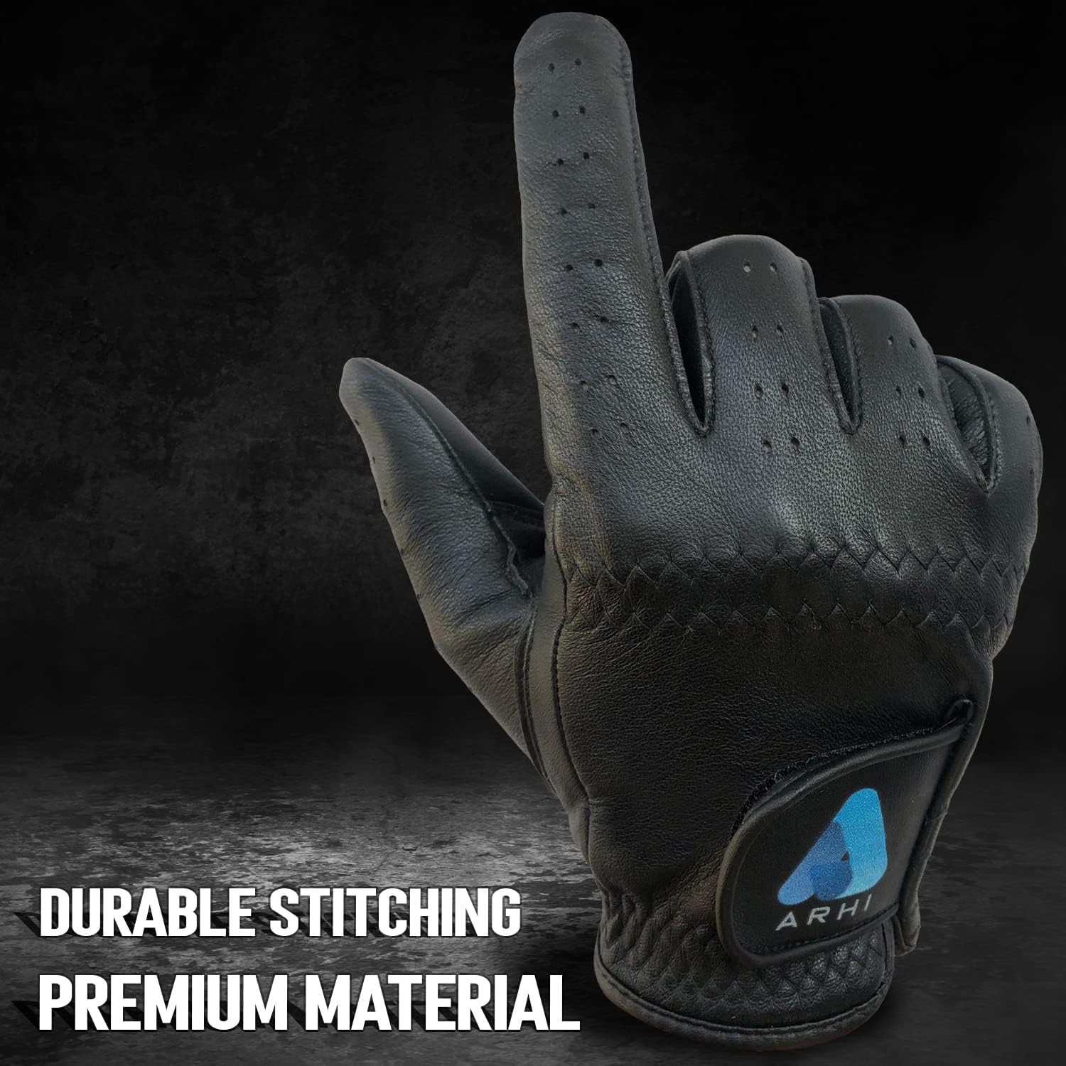 ARHI Guantes de fútbol, rendimiento mejorado y Pro Elite Super Sticky Guantes de fútbol para niños y adultos, agarre de palma de silicona y agujeros