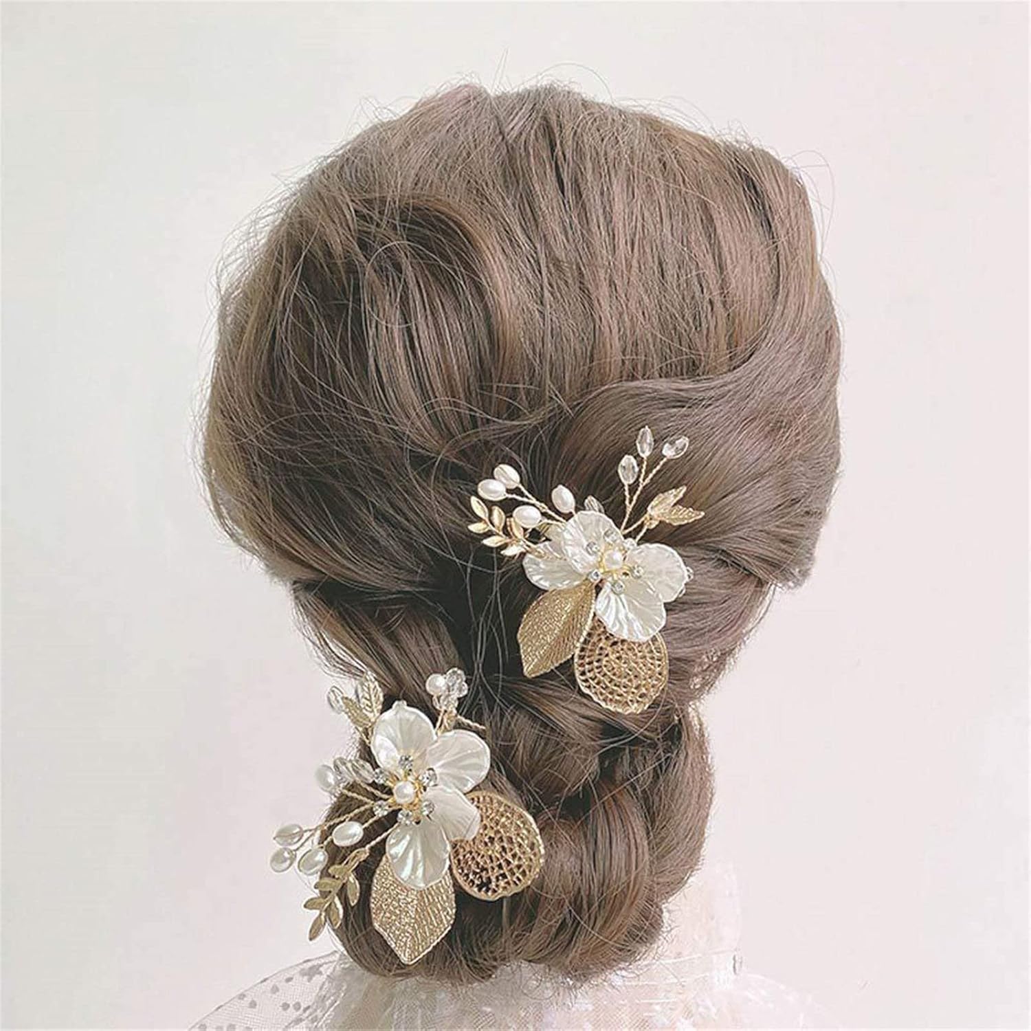 Pasadores antideslizantes para niñas pequeñas, accesorios para el cabello, clip lateral para peine de flores, diamantes de imitación, pinza para el