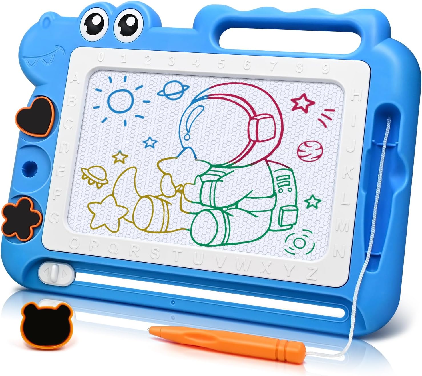 AiTuiTui Tabla de dibujo magnética para niños pequeños, regalo para niñas de 2 a 3 años, bloc de dibujo para escribir y dibujar, juegos de viaje,