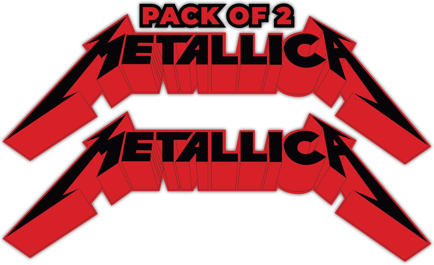Imperial Vibes Metallica Band – Adhesivo impermeable para coche, camión, camioneta, SUV, vinilo para parachoques de ventana, taza de pared, laptop,