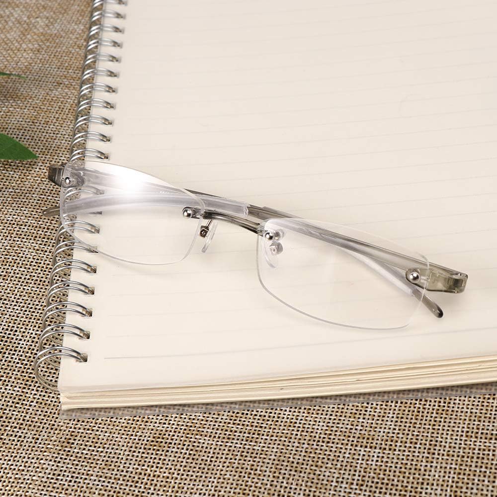 Lector ultraligero gris TR90 de los vidrios de lectura sin montura unisex flexibles 164.0 ft m
