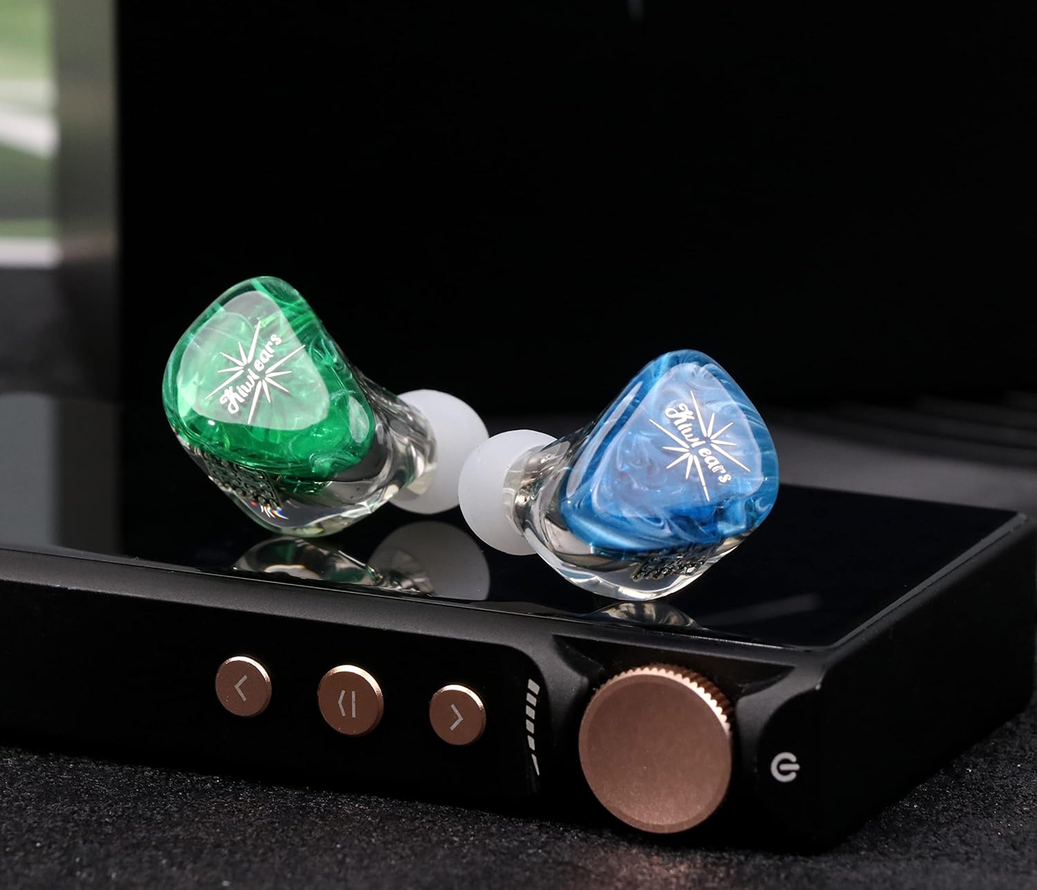 Linsoul Kiwi Ears Orchestra Lite Performance – Monitor intrauditivo personalizado de 8BA IEM con cable OFC de cobre desmontable de 4 núcleos 7N sin