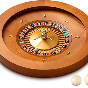 Rueda de ruleta de madera de 20 pulgadas con 4 bolas de ruleta, rodamientos de precisión de grado casino, rueda giratoria, juegos de mesa de ocio Rueda de ruleta de madera de 20 pulgadas con 4 bolas de ruleta, rodamientos de precisión de grado casino, rueda giratoria, juegos de mesa de ocio