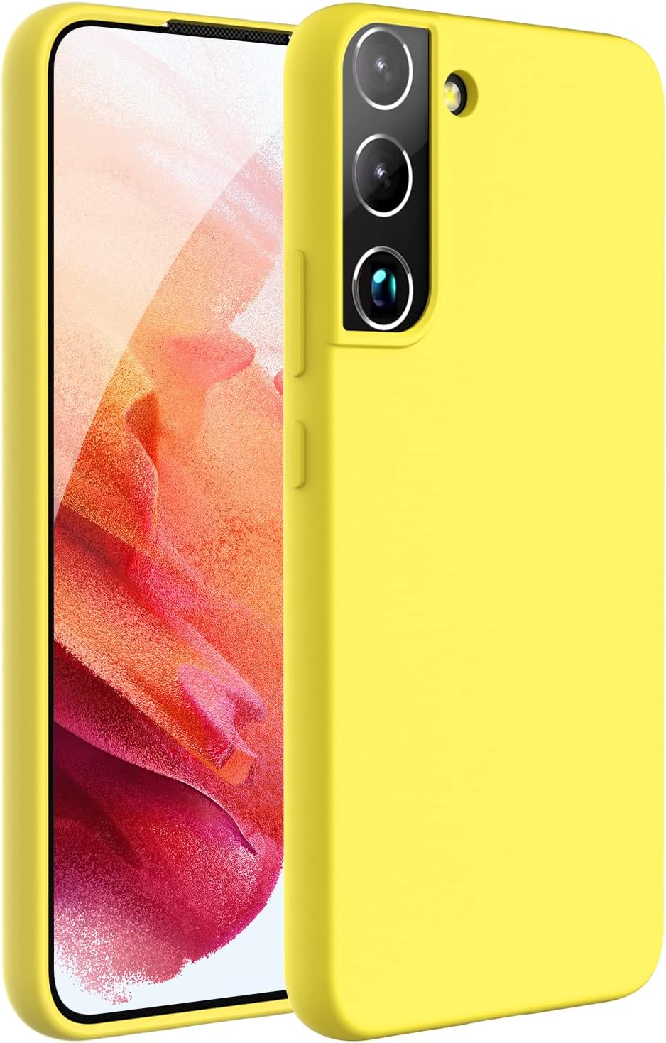 Zuslab Funda de teléfono compatible con Samsung Galaxy S21 FE 5G 2022, suave y delgada, silicona líquida, a prueba de golpes, antiarañazos, cubierta