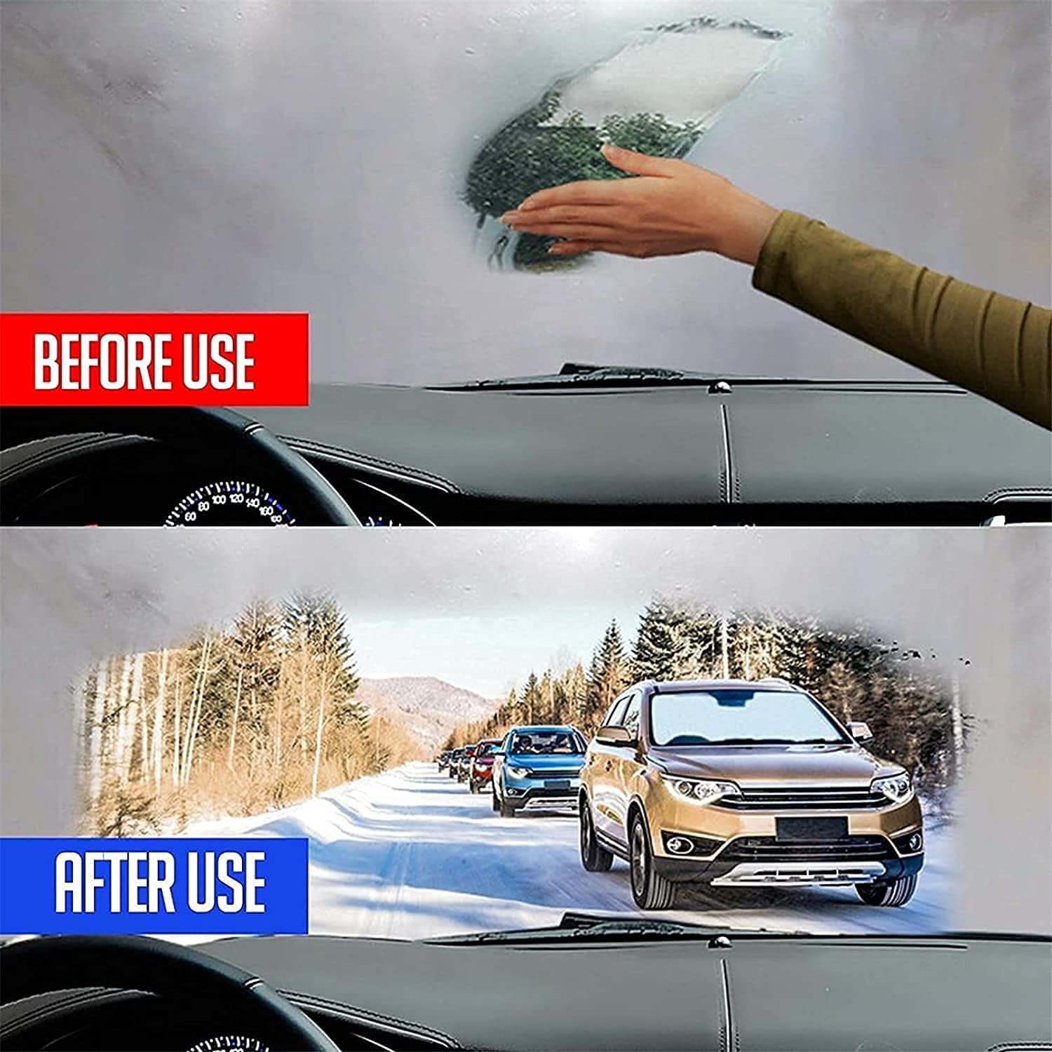 Agente de revestimiento impermeable de vidrio para automóvil, antiempañamiento, resistente a la lluvia, limpia y restaura el brillo del vehículo,