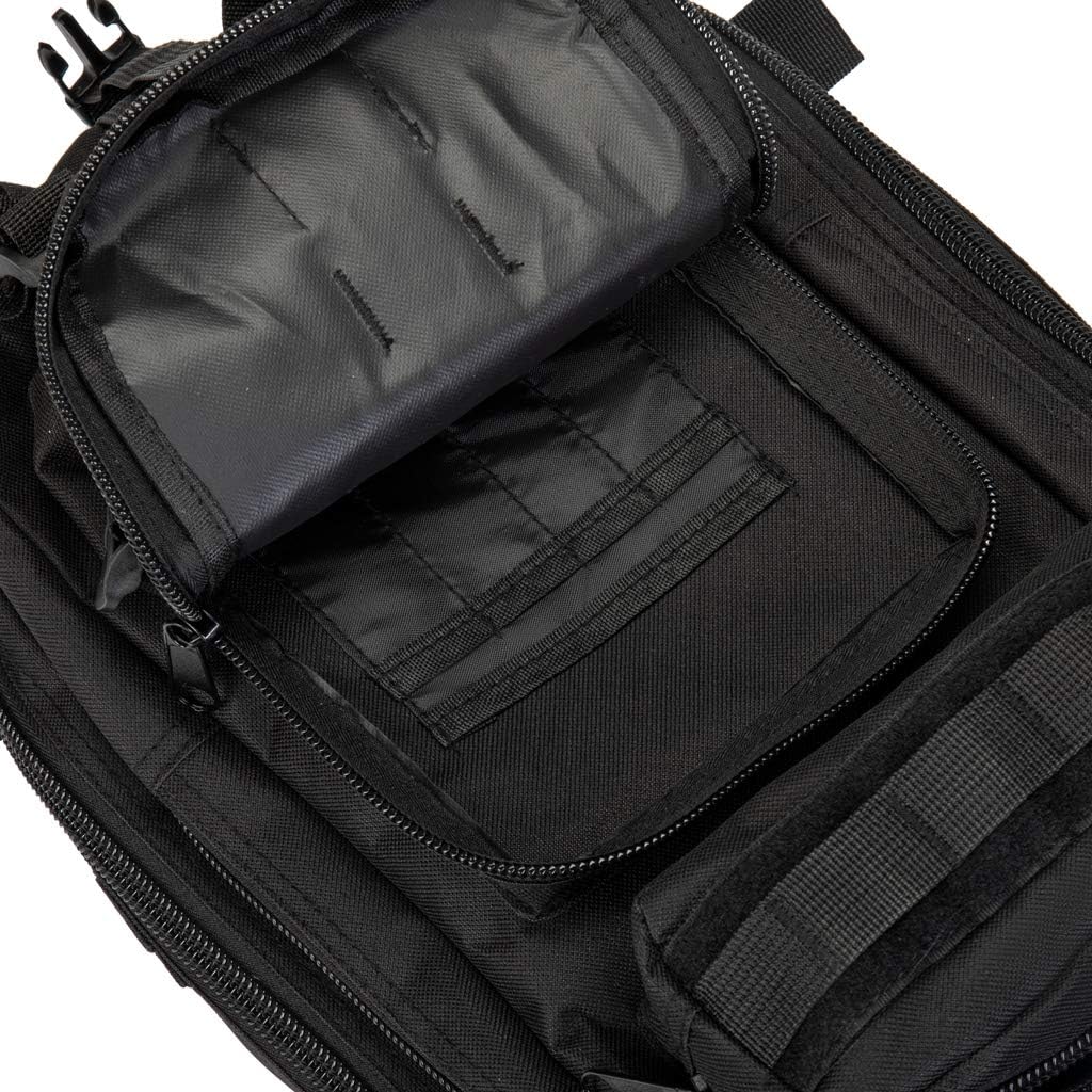 Mochila táctica de primeros auxilios MOLLE EMT IFAK Mochila Trauma Responder Medical Utility Mochila Emergencia, Negro -, Mochilas de mochila
