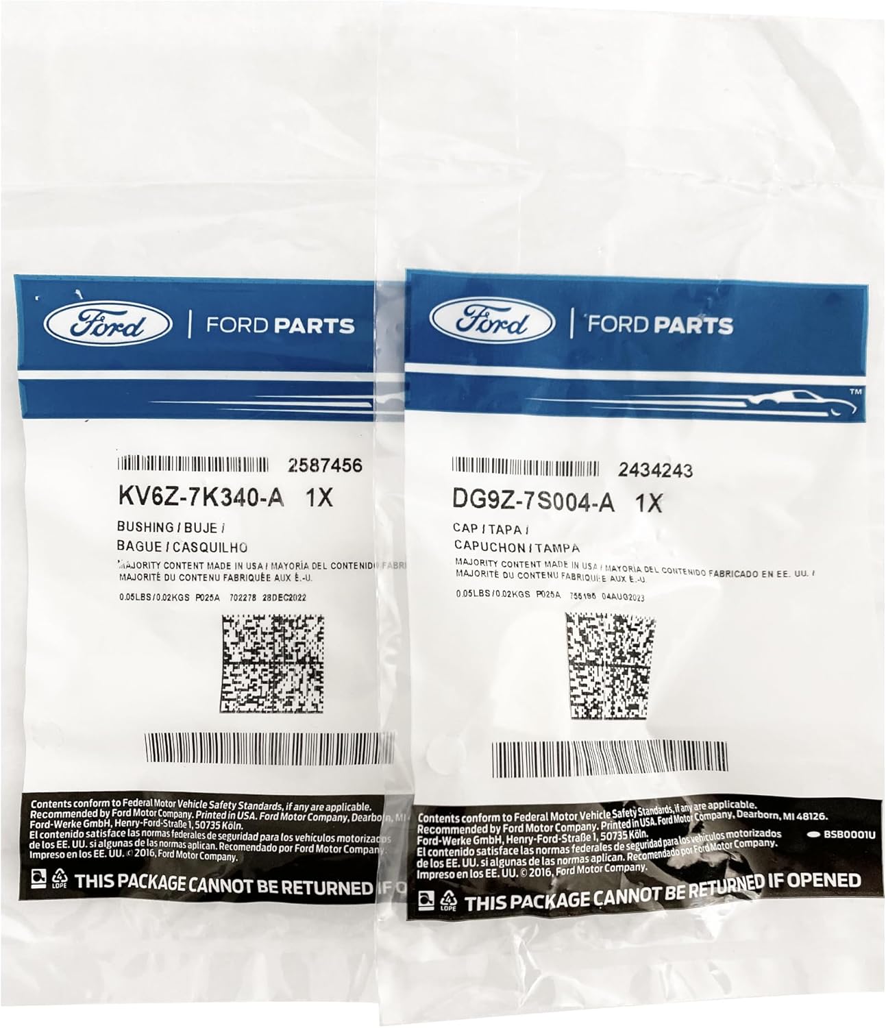 Juego de bujes de cambio de transmisión KV6Z7K340A y DG9Z7S004A – Para buje de enlace de palanca de cambios Ford – Para Ford Edge, Escape, Fusion,