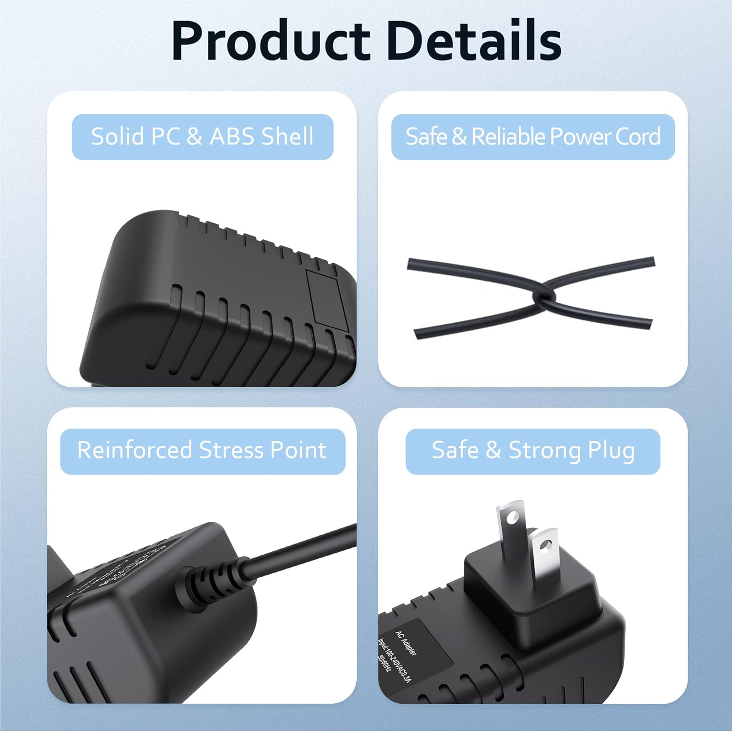 Adaptador de CA compatible con X Hover-1 My First H1-MFEB 25.2V 4Ah E-Bike Ebike DC Fuente de alimentación
