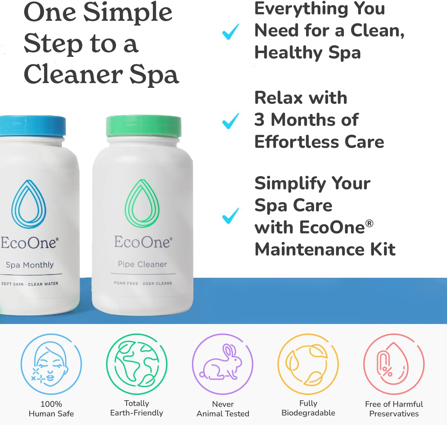 Kit completo de tratamiento para spa y bañera de hidromasaje de 3 meses  Viene con 1 limpiador de filtro de spa y bañera de hidromasaje y 3 veces al