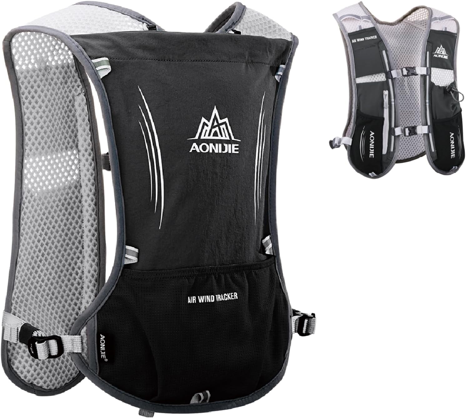 TRIWONDER Hydration Pack Backpack 5L Marathoner Running Race Hydration Vest
