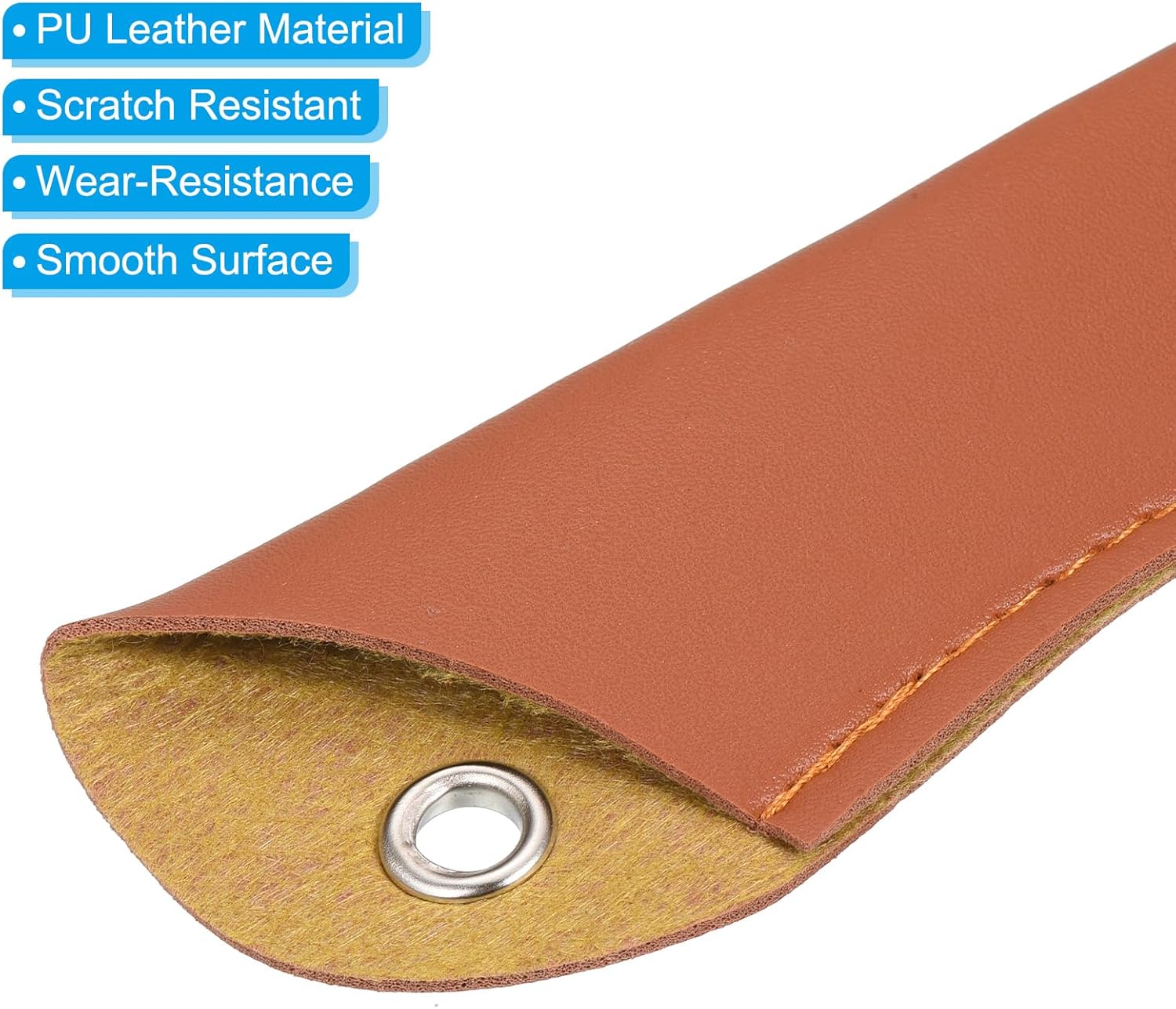 PATIKIL Funda de cuero sintético de 9 pulgadas, funda para cuchillos, protector de filos, protector de cuchilla universal para cocina en casa, color