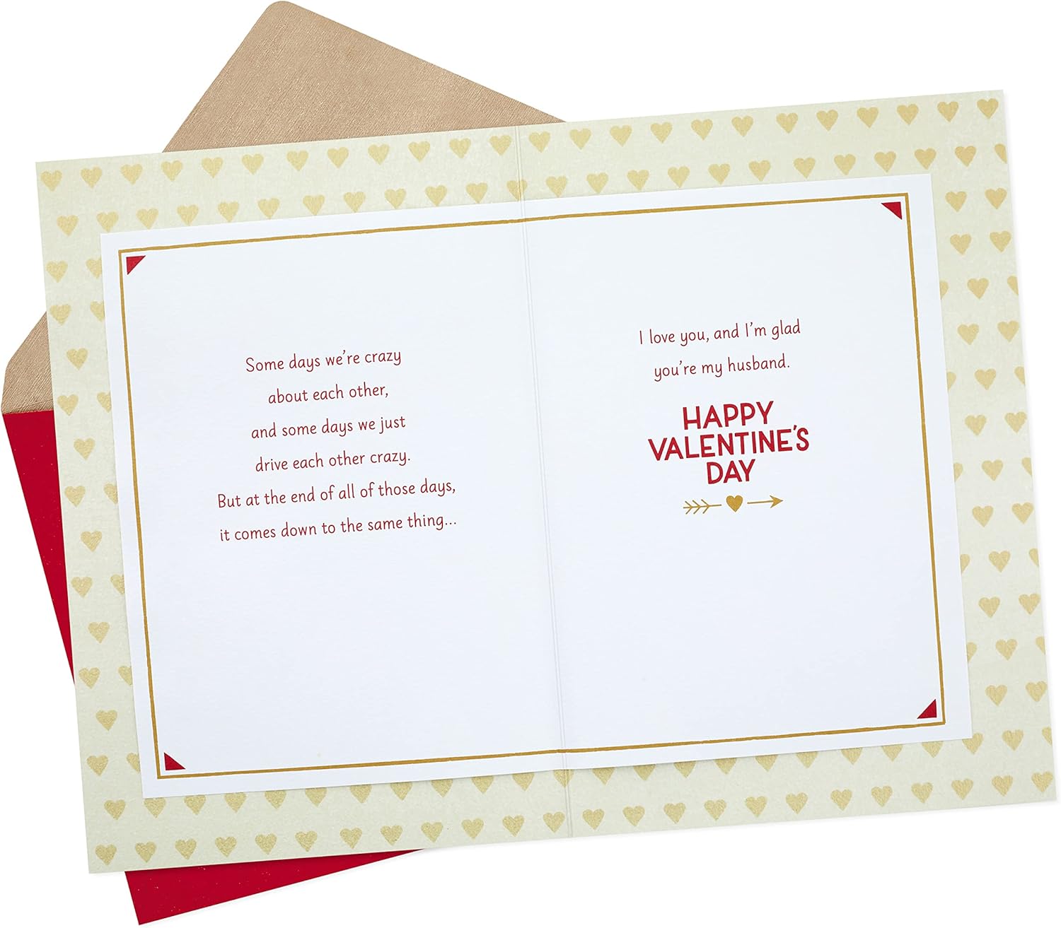 Hallmark Tarjeta de San Valentín para marido (Love You No Matter What)