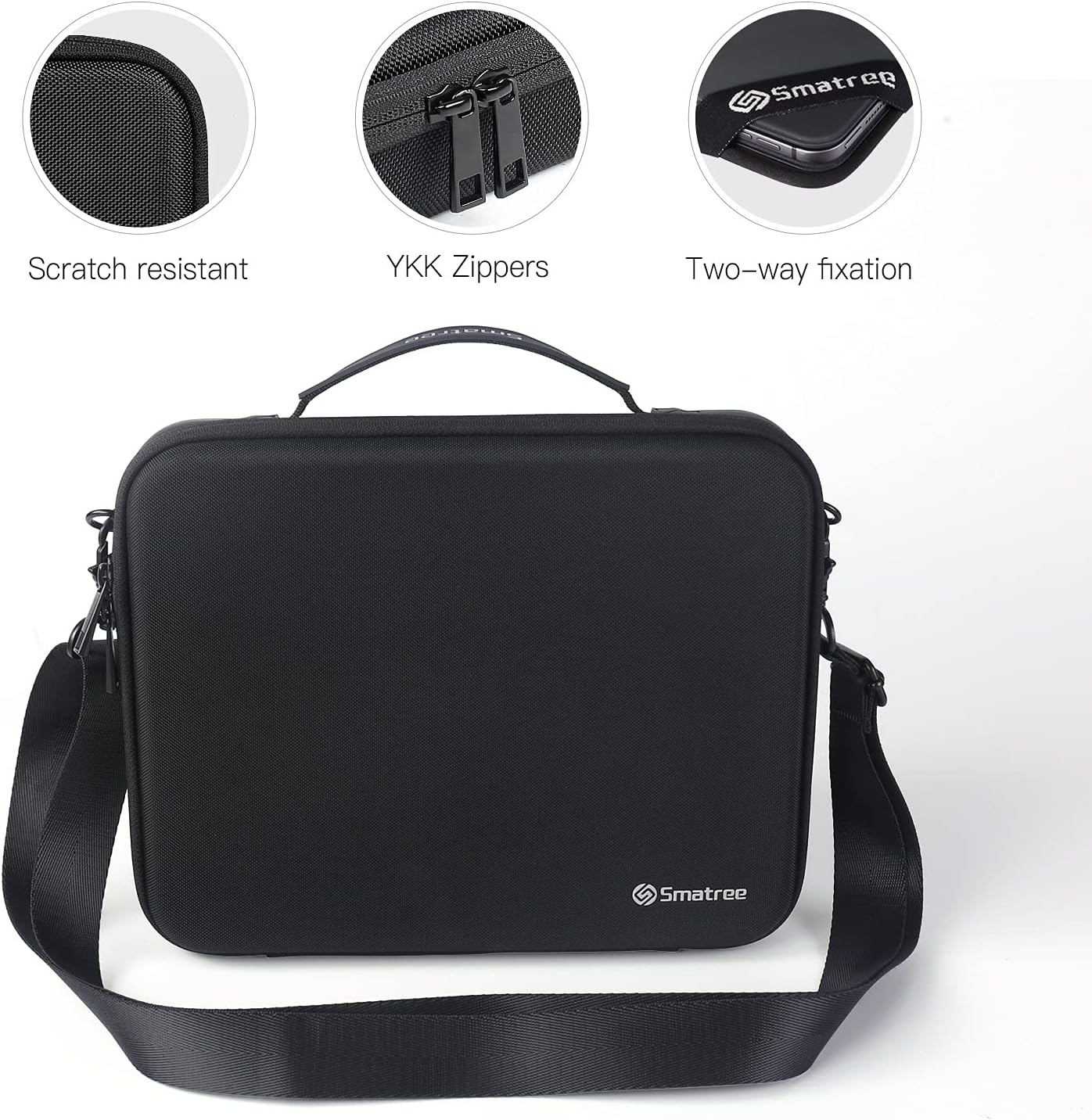 Smatree Funda rígida para iPad de 10 a 11 pulgadas para iPad Pro 2022 de 11 pulgadas, iPad Air 2022 de 10.9 pulgadas, bolsa de hombro para tableta y