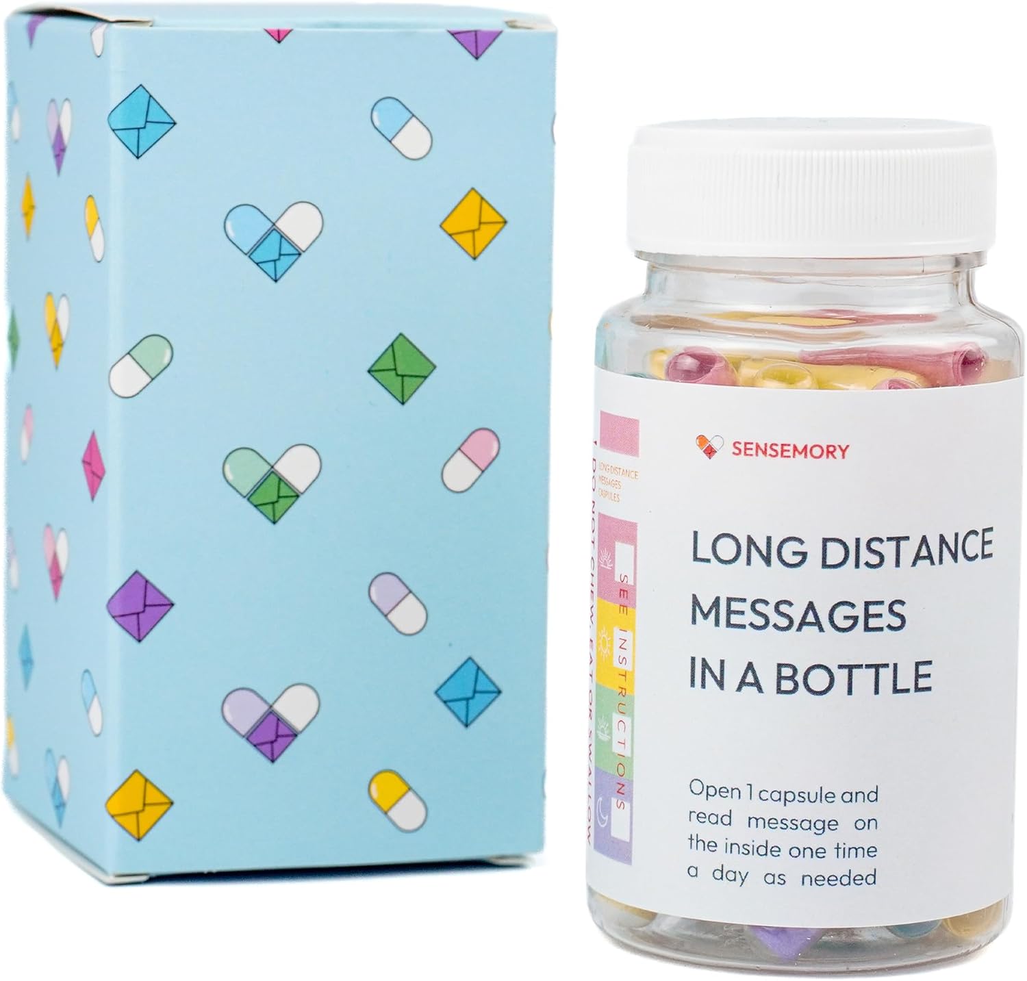 Cápsulas de amor preescritas Mensajes en una botella, Cartas de amor Regalos para relaciones a larga distancia (50+), Regalos del día de la madre