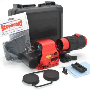 558+G45X Miras, 558 puntos rojos y verdes, vista holográfica G45X 5X Lupa Reflex Scope Combo con montaje de liberación rápida, ajuste de montaje de 558+G45X Miras, 558 puntos rojos y verdes, vista holográfica G45X 5X Lupa Reflex Scope Combo con montaje de liberación rápida, ajuste de montaje de